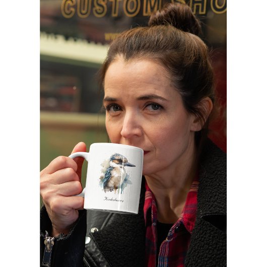 可愛いKookaburra on a Branchカスタム, ツートーンマグカップ