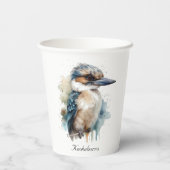 可愛いKookaburra on a Branchカスタム, 紙コップ (裏面)