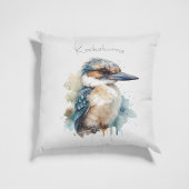 可愛いKookaburra on a Branch, カスタム クッション