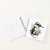 可愛いKookaburra on a Branch, カスタム ノートブック (内部)