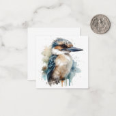 可愛いKookaburra on a Branch ノートカード (正面/裏面インサイチュ)
