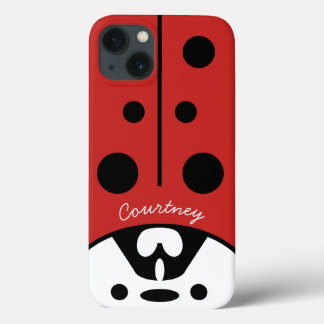 可愛いLadybugカスタマイズ iPhone 13ケース