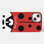 可愛いLadybugカスタマイズ iPhoneケース (裏面横)