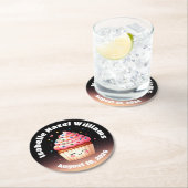 可愛いL'ilカップケーキキャンディ散策ベビーシャワー ラウンドペーパーコースター (インサイチュ)