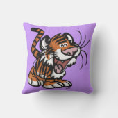 可愛いLil'Tiger漫画枕 クッション (裏面)