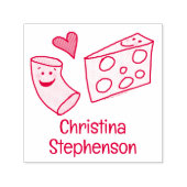 可愛いMacラブチカスタムーズ先生/キッド名 セルフインキングスタンプ (デザイン)