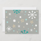 可愛いMeowyクリスマスペット猫好き写真 シーズンカード (裏面)