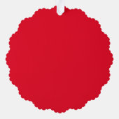 可愛いMOMバニーラビットサンタクリスマスホリデー名 オーナメントカード (裏面)