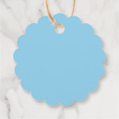 可愛いMr.オネダーフルブルーバルーンありがとう フェイバータグ (裏面)