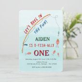 可愛いO – フィッシュアリオン魚釣り1歳 招待状 (スタンド正面)