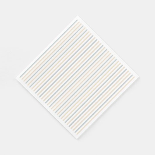 可愛いOh男の子の子犬の青の赤ちゃんシャワー スタンダードランチョンナプキン (角)