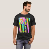 可愛いpharm技術薬局技術者アメリカ国旗 tシャツ (正面フル)