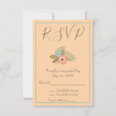 可愛いRSVP 招待状 (正面)