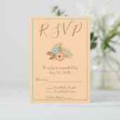 可愛いRSVP 招待状 (スタンド正面)