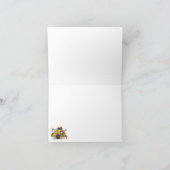 可愛いRVヴィンテージティアドロップキャンパートラベルトレーラー カード (内部)