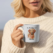 可愛いSandy Brown "Tea and Lab." コーヒーマグカップ