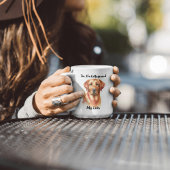 可愛いSandy Brown "Tea and Lab." コーヒーマグカップ