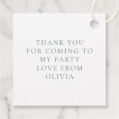 可愛いSome Bunnyは1歳の誕生日ありがとう フェイバータグ (裏面)