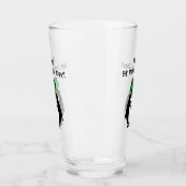 可愛いSt patricks day・レプレシャン漫画のビアグラス タンブラーグラス (左)