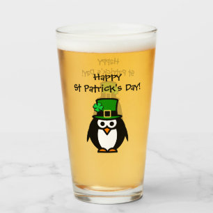 可愛いSt patricks day・レプレシャン漫画のビアグラス タンブラーグラス