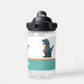 可愛いTレックスハッピーディオナズラノサウルスレックス ウォーターボトル (背面)