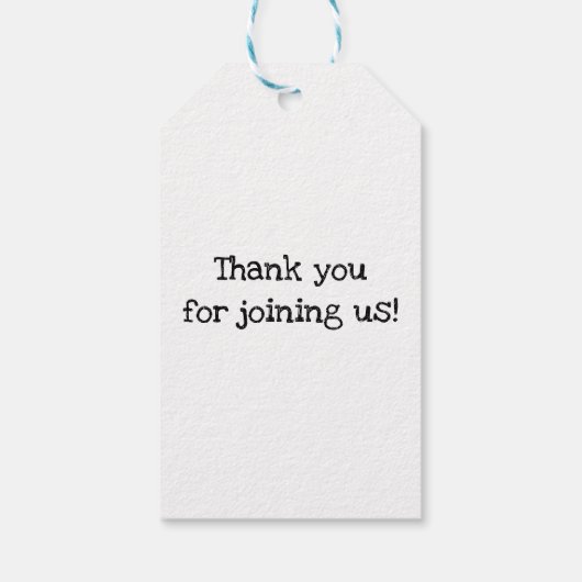 可愛いTレックス恐竜子供の誕生日漫画ジュラシック ギフトタグ (裏面)