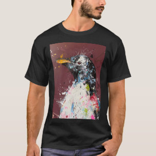 可愛いThe+Mavericks+Band+cペンギン+北極のビブス Tシャツ
