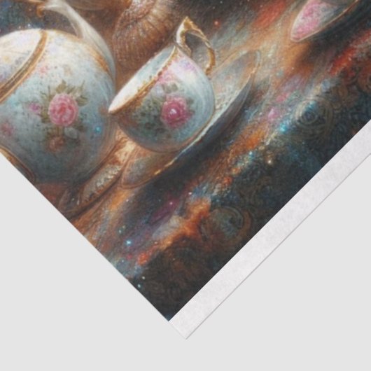 可愛いTuxedo猫とマウスのファンタジーの切り離し。 薄葉紙 (詳細)