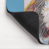 可愛いTuxedo猫のスケッチコンピュータマウスマットパッド マウスパッド (コーナー)