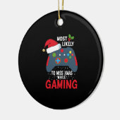 可愛いXmをゲーム中恋しく思にクリスマスに最も可能性が高い セラミックオーナメント (左)