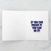 可愛おもしろいいこうもりYes千こうもりできる! カード (内部)