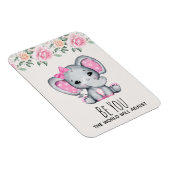 可愛おもしろいいことわざかわいい象 マグネット (右側)