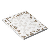 可愛おもしろいいウンチ絵文字パターン ノートパッド (アングル)