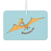 可愛おもしろいいオ飛んでいるレンジ カーエアーフレッシュナー (正面)