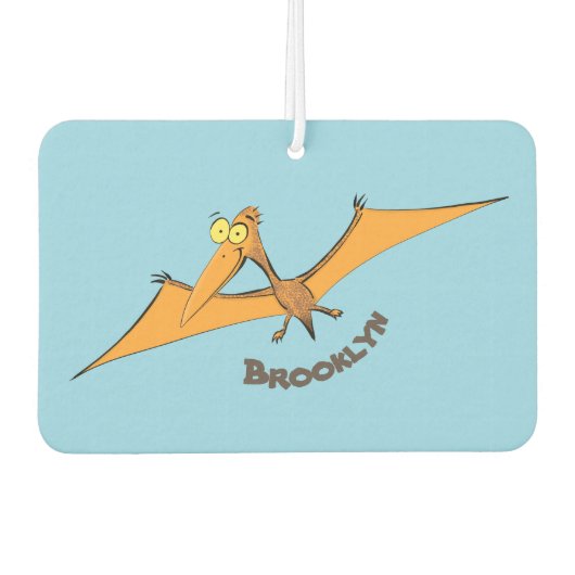 可愛おもしろいいオ飛んでいるレンジ カーエアーフレッシュナー (正面)