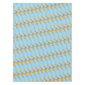 可愛おもしろいいオ飛んでいるレンジ テーブルクロス (正面)