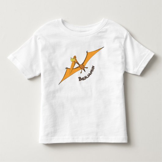 可愛おもしろいいオ飛んでいるレンジ トドラーTシャツ (正面)
