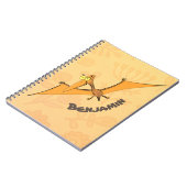 可愛おもしろいいオ飛んでいるレンジ ノートブック (左側)