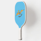 可愛おもしろいいオ飛んでいるレンジ ピックルボールラケット (左)