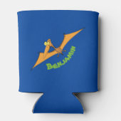 可愛おもしろいいオ飛んでいるレンジ 缶クーラー (裏面)