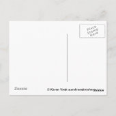 可愛おもしろいいカウ先生生徒会葉書V2 ポストカード (裏面)