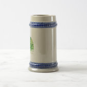 可愛おもしろいいカエルよヨガおもしろい。ヨガのポーズ ビールジョッキ (中央)