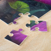 可愛おもしろいいカエル座りジグソーパズル ジグソーパズル (側面)