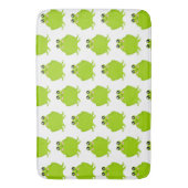 可愛おもしろいいカエル バスマット (正面縦)