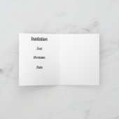 可愛おもしろいいカスタマイズ招待状 招待状 (内部)