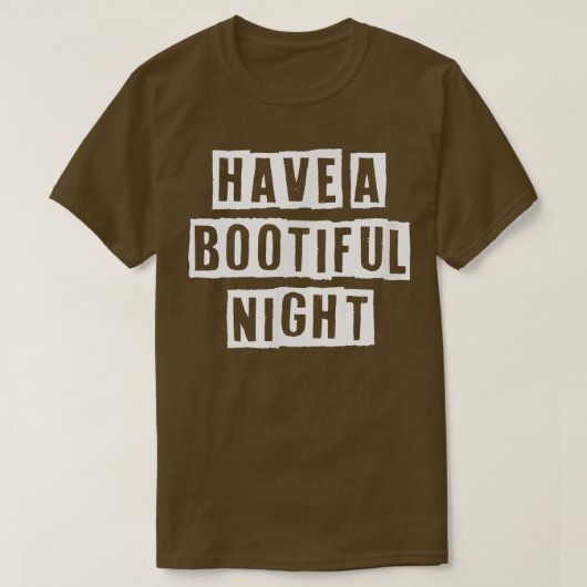 可愛おもしろいいカッコいい皮肉な人は壮麗な夜を過ごす Tシャツ (デザイン正面)