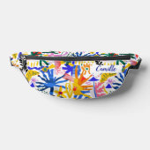 可愛おもしろいいカラフル形ドードルパーソナライズされた ファニーパック (レイダウン)