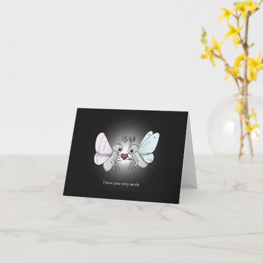 可愛おもしろいいガお洒落スの愛の記念日 カード (黄色い花)