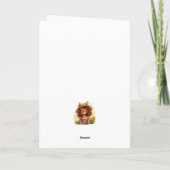 可愛おもしろいいガーデニングプン父の日 カード (裏面)