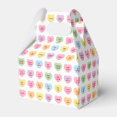 可愛おもしろいいガーリーカスタム会話キャンディハート フェイバーボックス (裏面サイド)